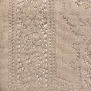 Lace Table Runner Vintage Approximately 49x16